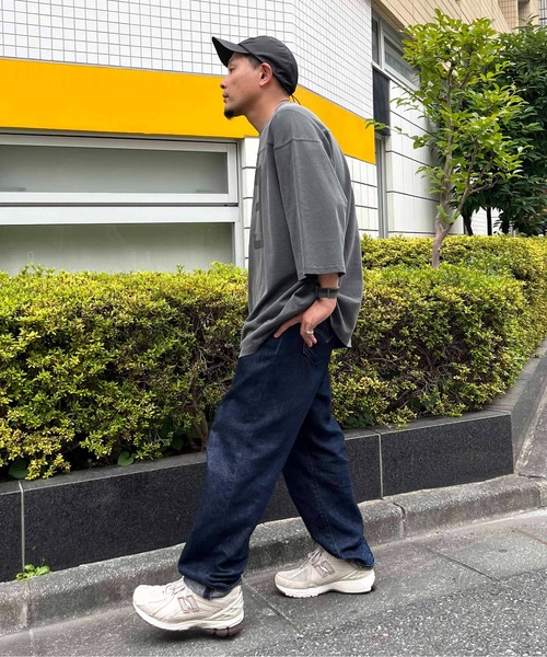 NO NEED(ノーニード)の「numberプリント ピグメント加工 フットボール7分袖Tシャツ(Tシャツ/カットソー・メンズ・ブラック/ブルー・M/L)」の17枚目の写真