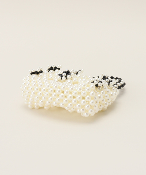 U by SPICK&SPAN（ユーバイスピックアンドスパン）の「【 DREAM Sister Jane/ドリームシスタージェーン】 Brooke Pearl Beaded Ba（ハンドバッグ・レディース・アイボリー・FREE）」の6枚目の写真