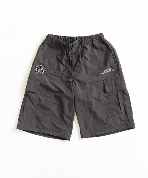 WISH FOR EVER（ウィッシュフォーエバー）の「2WAY NYON CARGO PANTS/2wayナイロンカーゴパンツ（カーゴパンツ・メンズ・ブラック/チャコール/ネイビー・MEDIUM/LARGE/SMALL）」の6枚目の写真