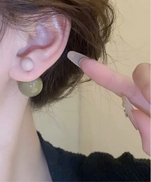 【 Port / ポート 】リバーシブル ボール ピアス