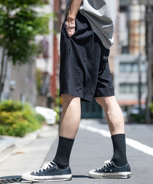 TOMMY HILFIGER（トミーヒルフィガー）の「【D】〔TOMMY HILFIGER〕ワンポイント フラッグ刺繍 スウェット イージーショーツ（スウェットパンツ・メンズ・ブラック/ヘザーグレー・SMALL/MEDIUM/LARGE）」の20枚目の写真