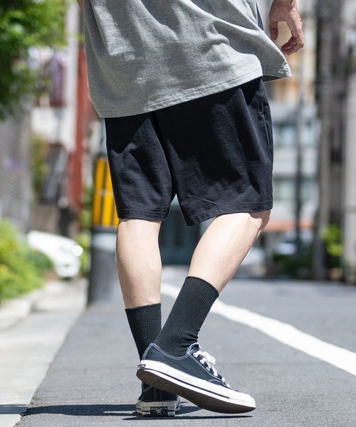 TOMMY HILFIGER（トミーヒルフィガー）の「【D】〔TOMMY HILFIGER〕ワンポイント フラッグ刺繍 スウェット イージーショーツ（スウェットパンツ・メンズ・ブラック/ヘザーグレー・SMALL/MEDIUM/LARGE）」の19枚目の写真