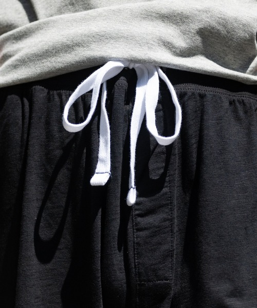 TOMMY HILFIGER（トミーヒルフィガー）の「【D】〔TOMMY HILFIGER〕ワンポイント フラッグ刺繍 スウェット イージーショーツ（スウェットパンツ・メンズ・ブラック/ヘザーグレー・SMALL/MEDIUM/LARGE）」の7枚目の写真