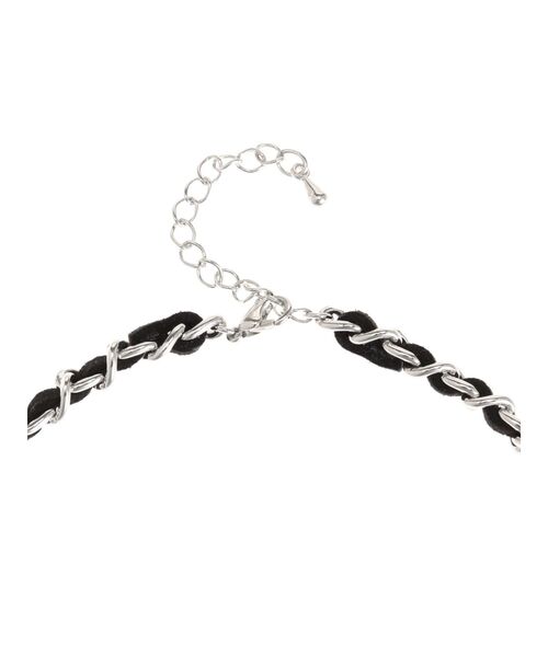 jouetie（ジュエティ）の「コンビリボンチェーンネックレス（ネックレス・レディース・アイボリー/ブラック・FREE）」の7枚目の写真