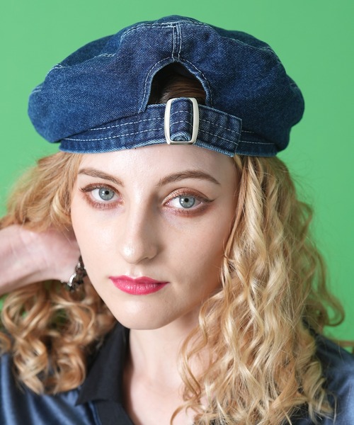 イタリア製　complit　お洒落ベレー帽　スパンコール VINTAGE PAINTED BERET(ONESIZE BLACK): ベレー｜帽子通販