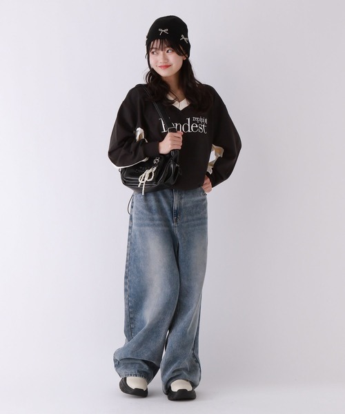 repipi armario(レピピ アルマリオ)の「GAMEシャツ(Tシャツ/カットソー・キッズ・ブラック/ホワイト/ブルー/ブラウン・SMALL/LARGE/MEDIUM)」の6枚目の写真