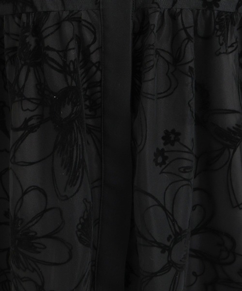 【セール】シアーフロッキープリントミニワンピース140132（シャツワンピース）｜Andemiu（アンデミュウ）