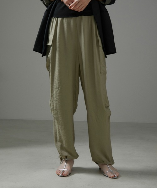 SALON adam et rope'｜【WEB限定】2WAYミリタリータックカーゴパンツ