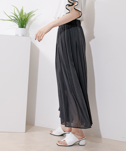 Jayro(ジャイロ)の「T/R交織先染めパンツ(その他パンツ・レディース・ホワイト系その他/ダークブラウン/ブラック・M)」の17枚目の写真