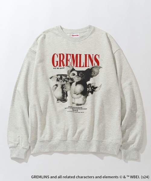 CORPUS SELECT(コーパストーキョー)の「【GREMLINS/グレムリン】グラフィックデザイン レトロ プリント クルーネック 裏毛 スウェット 長袖 トレーナー(スウェット・メンズ・グレー系その他/ホワイト系その他2/ホワイト系その他/グレー系その他2・M/L/LL)」の8枚目の写真