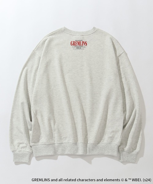 CORPUS SELECT(コーパストーキョー)の「【GREMLINS/グレムリン】グラフィックデザイン レトロ プリント クルーネック 裏毛 スウェット 長袖 トレーナー(スウェット・メンズ・グレー系その他/ホワイト系その他2/ホワイト系その他/グレー系その他2・M/L/LL)」の9枚目の写真