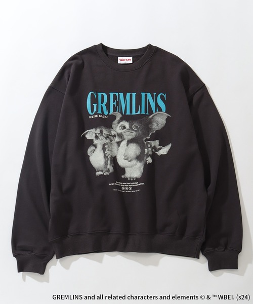 CORPUS SELECT(コーパストーキョー)の「【GREMLINS/グレムリン】グラフィックデザイン レトロ プリント クルーネック 裏毛 スウェット 長袖 トレーナー(スウェット・メンズ・グレー系その他/ホワイト系その他2/ホワイト系その他/グレー系その他2・M/L/LL)」の5枚目の写真