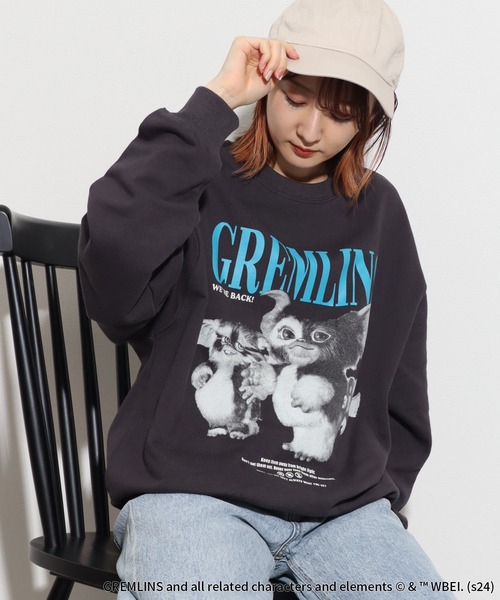 CORPUS SELECT(コーパストーキョー)の「【GREMLINS/グレムリン】グラフィックデザイン レトロ プリント クルーネック 裏毛 スウェット 長袖 トレーナー(スウェット・メンズ・グレー系その他/ホワイト系その他2/ホワイト系その他/グレー系その他2・M/L/LL)」の16枚目の写真