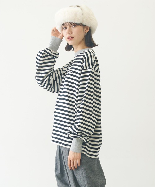 MILKFED. ミルクフェド 」 MULTI STRIPED TOP MILKFED. 103232013028