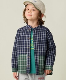BEAMS mini | カンガルーポケット シャツ 2024FW（90～150cm）(シャツ/ブラウス)