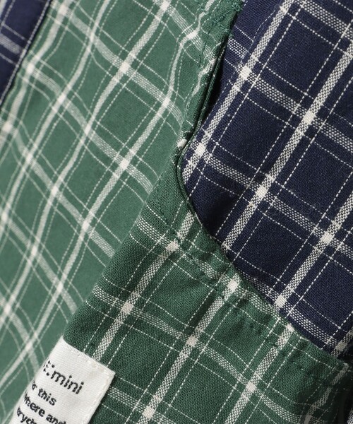 BEAMS mini（ビームスミニ）の「カンガルーポケット シャツ 2024FW（90～150cm）（シャツ/ブラウス・キッズ・ブラウン系その他5/ネイビー・100/110/120/130/140/150/90）」の10枚目の写真