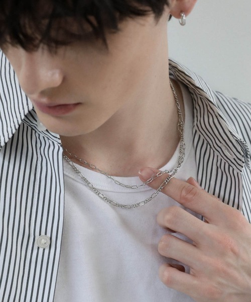 Buyer's Select/日本製マンテルダブルチェーンネックレス（ネックレス