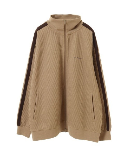 CRAFT STANDARD BOUTIQUE（クラフトスタンダードブティック）の「トラックジャケット　◆（ジャージ・レディース・ベージュ/ブラウン/グリーン/アイボリー/ブラック/レッド系その他5・M/L/XL）」の7枚目の写真