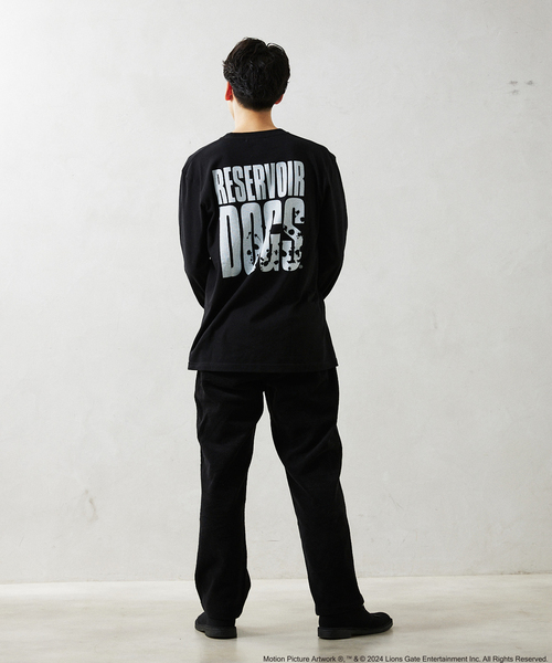 JOURNAL STANDARD relume（ジャーナルスタンダード　レリューム）の「RESERVOIR DOGS 別注 ムービープリントロングスリーブT（Tシャツ/カットソー・メンズ・ブラック/ホワイト・LARGE/MEDIUM）」の21枚目の写真