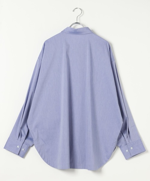 HEREIAM（ヘレイアム）の「【HEREIAM】ドルマンメタリックLOGOシャツ（シャツ/ブラウス・レディース・ブルー系/ブラック/ライトブルー・FREE）」の14枚目の写真