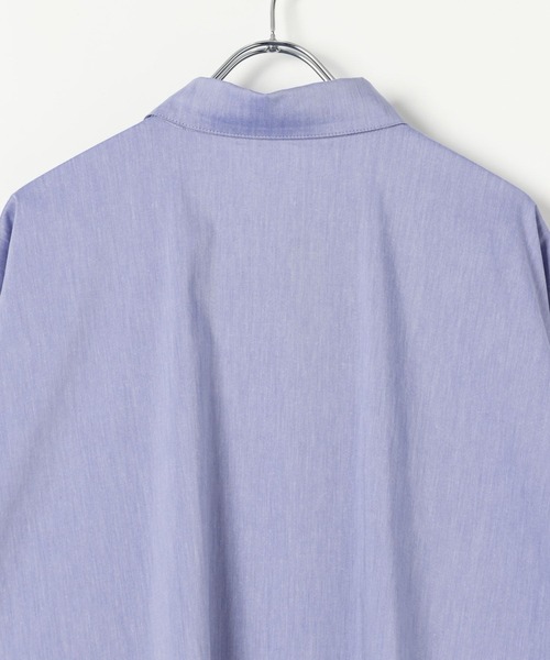 HEREIAM（ヘレイアム）の「【HEREIAM】ドルマンメタリックLOGOシャツ（シャツ/ブラウス・レディース・ブルー系/ブラック/ライトブルー・FREE）」の8枚目の写真