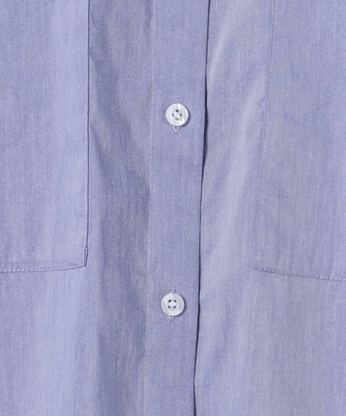 HEREIAM（ヘレイアム）の「【HEREIAM】ドルマンメタリックLOGOシャツ（シャツ/ブラウス・レディース・ブルー系/ブラック/ライトブルー・FREE）」の5枚目の写真