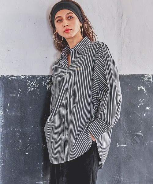 【みんみ様】25商品美品　リネンドルマンシャツ　F ブラック みんみ様】25商品美品 リネンドルマンシャツ F ブラック INDESIGN