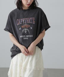 ◆ヴィンテージライクプリントTシャツ