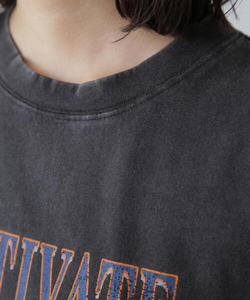 FREE'S MART(フリーズマート)の「◆ヴィンテージライクプリントTシャツ(Tシャツ/カットソー・レディース・ブルー/ブラック/ホワイト・FREE)」の12枚目の写真