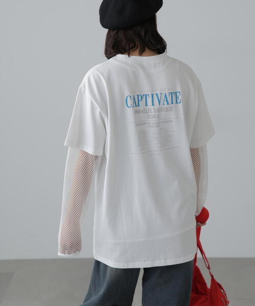 FREE'S MART(フリーズマート)の「◆ヴィンテージライクプリントTシャツ(Tシャツ/カットソー・レディース・ブルー/ブラック/ホワイト・FREE)」の16枚目の写真