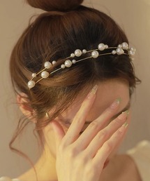 TONE SELECT GOODS | pur chouchou/メタル パール カチューシャ P4350(カチューシャ)