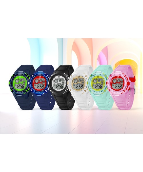 ICE WATCH（アイスウォッチ）の「「Ice-Watch アイスウォッチ」ICE digit explorer アイス デジットエクスプローラー　ユニセックス（デジタル腕時計・レディース・ブラック/ブルー/ネイビー/ミント/ピンク/ホワイト/ブラック×ゴールド/ホワイト×ライム/オレンジ/ホワイト×ブルー/ホワイト×ピンク・40mm）」の14枚目の写真
