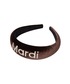 Mardi Mercredi（マルディメクルディ）の「HAIR BAND LOGO EMBELLISHMENT VELVET / ヘアバンド ロゴ エンベリッシュメント ベルベット（ヘアバンド・FREE）」