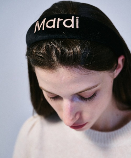 ヘアアクセサリー Mardi Mercredi HAIR LOGOEMBELLISHMENT Mardi Mercredi HAIR LOGOEMBELLISHMENT