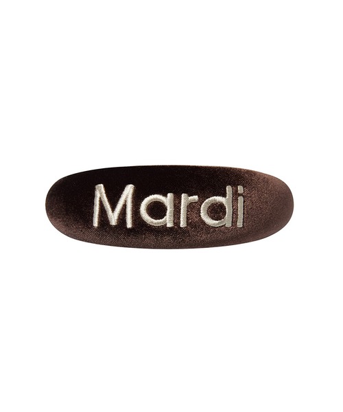 Mardi Mercredi（マルディメクルディ）の「HAIR BAND LOGO EMBELLISHMENT VELVET（ヘアバンド・レディース・ネイビー/グリーン/ブラウン/ブルー/ブラック・FREE）」の11枚目の写真