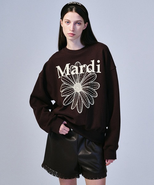 Mardi Mercredi（マルディメクルディ）の「HAIR BAND LOGO EMBELLISHMENT VELVET（ヘアバンド・レディース・ネイビー/グリーン/ブラウン/ブルー/ブラック・FREE）」の14枚目の写真