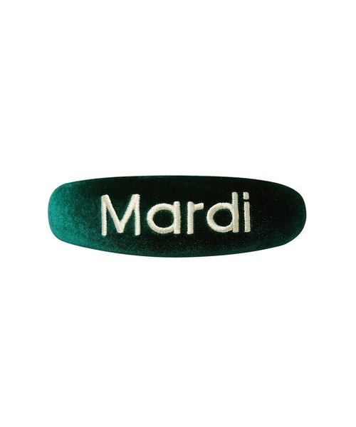 Mardi Mercredi（マルディメクルディ）の「HAIR BAND LOGO EMBELLISHMENT VELVET（ヘアバンド・レディース・ネイビー/グリーン/ブラウン/ブルー/ブラック・FREE）」の16枚目の写真