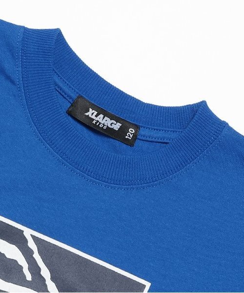 XLARGE KIDS(エクストララージキッズ)の「スクエアOG長袖Tシャツ(スウェット・キッズ・ホワイト/ブラック/イエロー/ブルー・80cm/90cm/110cm/100cm/120cm/130cm/140cm)」の6枚目の写真