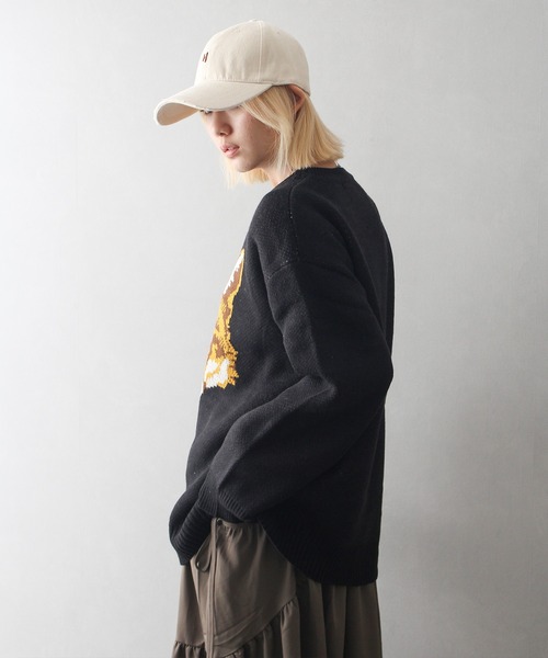 SpRay(スプレイ)の「イニシャル刺繍キャップ(H)(キャップ・レディース・チャコールグレー/ブラック/ベージュ/ブラウン/レッド/アイボリー・FREE)」の21枚目の写真