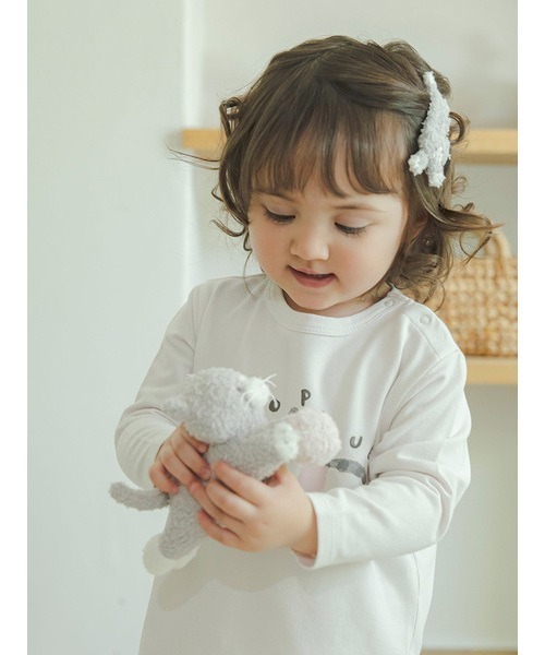 gelato pique（ジェラートピケ）の「【BABY】ベビモコキャットラトル