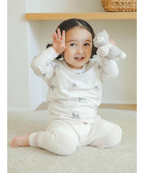 gelato pique(ジェラートピケ)の「【BABY】ベビモコキャットラトル(その他ベビー用品・キッズ・ベージュ/グレー・FREE)」の5枚目の写真