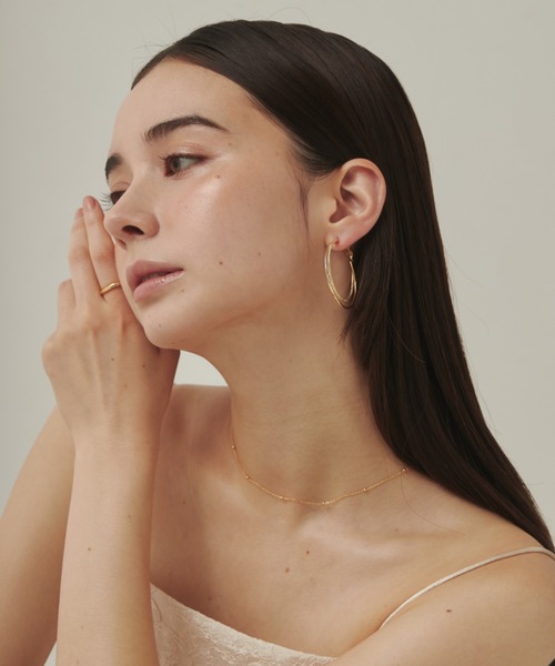 ciite'(シーテ)の「大ぶりグリッターフープピアス (両耳用)(ピアス(両耳用)・レディース・シルバー/ゴールド・FREE)」の11枚目の写真