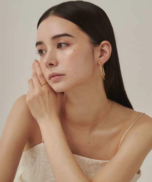 ciite'(シーテ)の「大ぶりグリッターフープピアス (両耳用)(ピアス(両耳用)・レディース・シルバー/ゴールド・FREE)」の13枚目の写真