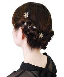 Zoule（ゾーラ）の「Zoule ゾーラ：flos　ヘアピン（セットUピン）（ヘアピン）」