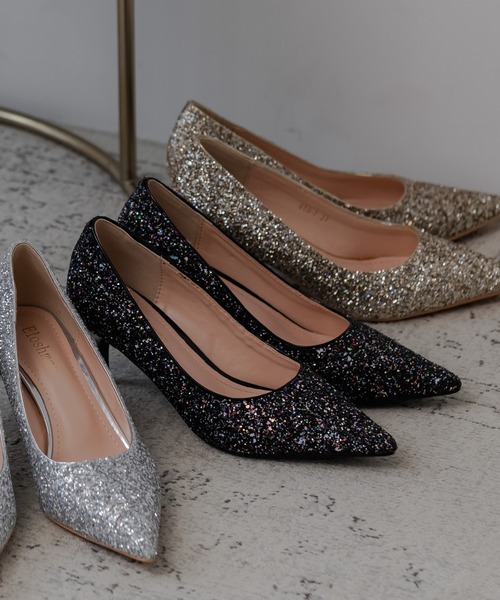 シュガートゥインクルヒールパンプス（パンプス）｜epic day（エピックデイ）