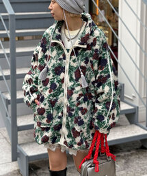 CIAOPANIC | オーバーサイズ総柄ボアジャケット(その他アウター)