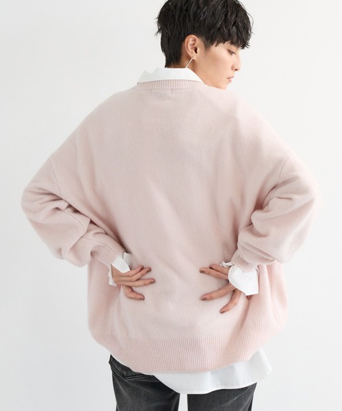 ニット・セーター PARTIMENTO Brushed Mohair Fair Isle Knit 4MM004 セール】BARNYARDSTORM / INVERTEDニット(ニット/セーター