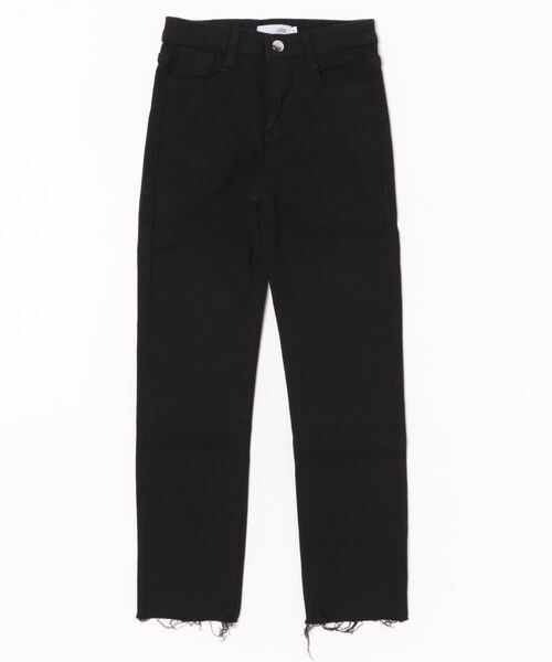 urge:(アージコロン )の「【URGE:】ハイウエスト 切りっぱなし デニムパンツ(デニムパンツ・レディース・ブラック/ブルー・SMALL/MEDIUM/LARGE/X-LARGE)」の9枚目の写真