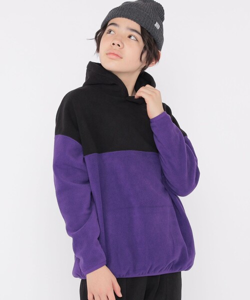 SHIPS（シップス）の「SHIPS KIDS:140～160cm / フリース ゲーミング パーカー（パーカー・キッズ・ブラック/チャコールグレー・140/150/160）」の13枚目の写真