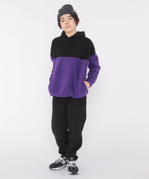 SHIPS（シップス）の「SHIPS KIDS:140～160cm / フリース ゲーミング パーカー（パーカー・キッズ・ブラック/チャコールグレー・140/150/160）」の14枚目の写真